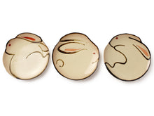 Load image into Gallery viewer, Tiny plate series "Rabbit" - Snow
