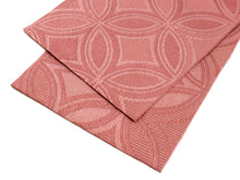 將圖片載入圖庫檢視器 Women's Hanhaba-obi for Japanese Traditional Kimono - Unlined Shippo Salmon Pink