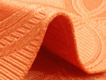 Load image into Gallery viewer, Women's Hanhaba-obi for Traditional Kimono Unlined Shippo Orange