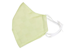 Load image into Gallery viewer, IROHIKARI 3D Silk Face Mask - Yellow Green