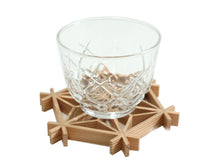 Load image into Gallery viewer, KUMIKO Asanoha Mark Coaster Ornament Set
