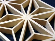 Load image into Gallery viewer, KUMIKO Asanoha Mark Coaster Ornament Set