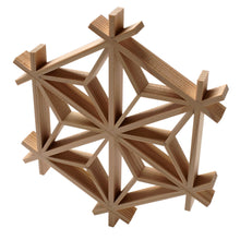 Load image into Gallery viewer, KUMIKO Asanoha Mark Coaster Ornament Set