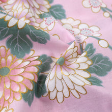 將圖片載入圖庫檢視器 Women's Happi Coat: Kimono Robe - Princess&Peony Pink