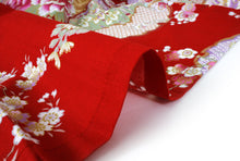 Load image into Gallery viewer, Women's Easy Yukata / Kimono Robe : Japanese Traditional Clothes - Colorful Circles Red