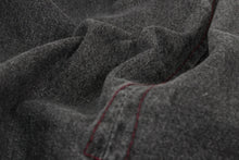 將圖片載入圖庫檢視器 Men's Damaged Denim Unlined Kimono with Pockets Black: Japanese Traditional Clothes