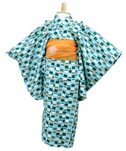 將圖片載入圖庫檢視器 0507us★英語★■女孩棉浴衣兵士帶2件套frreen Green Scandinavian Design