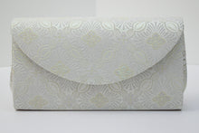 將圖片載入圖庫檢視器 Formal Clutch Bag  for Japanese Traditional Clothes : Silver Gold Chain - Robe Elegant
