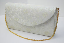 將圖片載入圖庫檢視器 Formal Clutch Bag  for Japanese Traditional Clothes : Silver Gold Chain - Robe Elegant
