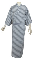 画像をギャラリービューアに読み込む, Unisex Ryokan Yukata with Cloth Cord - 165 ~ 180cm