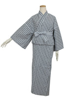 画像をギャラリービューアに読み込む, Unisex Ryokan Yukata with Cloth Cord - 165 ~ 180cm