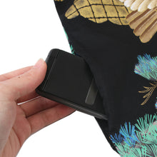 將圖片載入圖庫檢視器 Men's Happi Coat: Kimono Robe - Dragon & Eagle BLACK