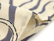 將圖片載入圖庫檢視器 Men's Easy Yukata Coordinate Set of 4 Items For Beginners :Beige/Chrysanthemum Arabesque&Curved Pattern