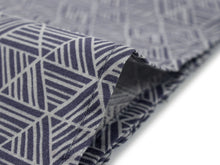 將圖片載入圖庫檢視器 Men's Easy Yukata Coordinate Set of 4 Items For Beginners :Blue Gray/White Scale&Geometry
