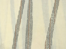將圖片載入圖庫檢視器 Men's Easy Yukata Coordinate Set of 4 Items For Beginners :Cream Yellow/Brown Thin Stripe