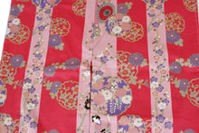 將圖片載入圖庫檢視器 Women's Easy Yukata / Kimono Robe : Japanese Traditional Clothes - "GEISHA" Beauty on Stripe Pink
