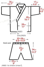 Load image into Gallery viewer,  Boy's Jinbei : Japanese Traditional Clothes - Diamond Pattern