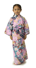 將圖片載入圖庫檢視器 Girl's Easy Yukata / Kimono Robe : Japanese Traditional Clothes - Little "Kimono" Princess Pink