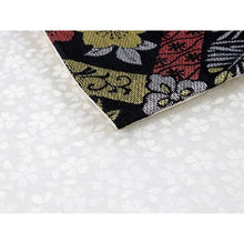 Load image into Gallery viewer, Ladies' Fukuro-Obi for Japanese Traditional Kimono - Formal Black Lattice Pine Bamboo Plum