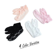 画像をギャラリービューアに読み込む, Women's Lace Tabi Socks for Japanese Traditional Kimono :Stretch 22 - 25cm