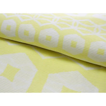画像をギャラリービューアに読み込む, Ladies' Cotton Yukata : Japanese Traditional Clothes - Lemon Yellow Tortoise Geometric Pattern SANKATSU