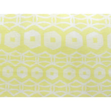 画像をギャラリービューアに読み込む, Ladies' Cotton Yukata : Japanese Traditional Clothes - Lemon Yellow Tortoise Geometric Pattern SANKATSU
