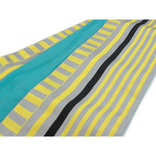 將圖片載入圖庫檢視器 Ladies' Hanhaba-Obi for Japanese Traditional Kimono - Reversible Yellow Black Stripe