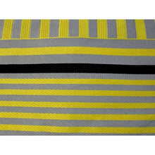 將圖片載入圖庫檢視器 Ladies' Hanhaba-Obi for Japanese Traditional Kimono - Reversible Yellow Black Stripe