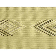 將圖片載入圖庫檢視器 Ladies' Hanhaba-Obi for Japanese Traditional Kimono - Reversible Long Yellow Stripe Diamond Adam&Eve Brand