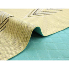 將圖片載入圖庫檢視器 Ladies' Hanhaba-Obi for Japanese Traditional Kimono - Reversible Long Yellow Stripe Diamond Adam&Eve Brand