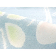 画像をギャラリービューアに読み込む, Ladies' Cotton Hemp Boushi Shibori Yukata : Japanese Traditional Clothes - Light Blue Butterflies