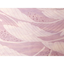 將圖片載入圖庫檢視器 Ladies' Summer Kimono Japanese Traditional Clothes- Unlined Purple white basho Leaves Misuzu Uta