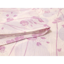 將圖片載入圖庫檢視器 Ladies' Summer Kimono: Japanese Traditional Clothes - Unlined Pink Cherry Blossoms Misuzu Uta