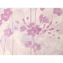 將圖片載入圖庫檢視器 Ladies' Summer Kimono: Japanese Traditional Clothes - Unlined Pink Cherry Blossoms Misuzu Uta