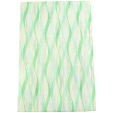 画像をギャラリービューアに読み込む, Ladies' Nagoya Obi for Japanese Traditional Kimono- Cream Yellow Green Curve Lines
