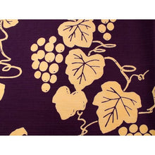 將圖片載入圖庫檢視器 Furoshiki Reusable Bag Large 105 cm Purple Grape Green