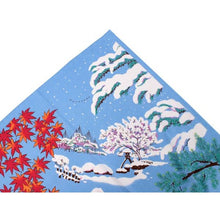 Load image into Gallery viewer, Furoshiki L-Size 118cm Four Seasons in Japan