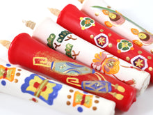 画像をギャラリービューアに読み込む, The Art of Japanese Warousoku(Candlelight), Lucky Treasures Motif, Set of 5 – Traditional Japanese Candle Art for Decoration