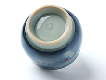 Load image into Gallery viewer, Kyoto Kiyomizu Ware Sake Cup - Celadon Arabesque
