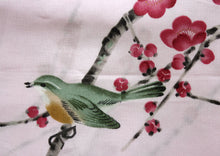 將圖片載入圖庫檢視器 Women's Happi Coat: Kimono Robe - Plum & Bush Warbler Pink