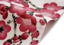 將圖片載入圖庫檢視器 Women's Happi Coat: Kimono Robe - Plum & Bush Warbler Pink