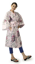 將圖片載入圖庫檢視器 Women's Happi Coat: Kimono Robe - Lovely "Maiko" Pink