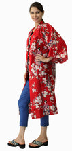 將圖片載入圖庫檢視器 Women's Happi Coat: Kimono Robe - Lovely "Maiko" Red