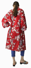 將圖片載入圖庫檢視器 Women's Happi Coat: Kimono Robe - Lovely "Maiko" Red