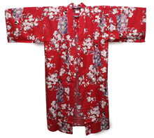 將圖片載入圖庫檢視器 Women's Happi Coat: Kimono Robe - Lovely "Maiko" Red