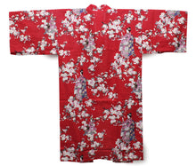 將圖片載入圖庫檢視器 Women's Happi Coat: Kimono Robe - Lovely "Maiko" Red