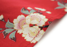 將圖片載入圖庫檢視器 Women's Happi Coat: Kimono Robe - Lovely "Maiko" Red