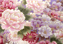 將圖片載入圖庫檢視器 Women's Happi Coat: Kimono Robe - Flowers in Bloom Purple