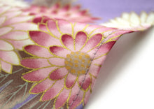 將圖片載入圖庫檢視器 Women's Happi Coat: Kimono Robe - Flowers in Bloom Purple