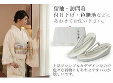 將圖片載入圖庫檢視器 Women's Zori sandles and Bag set, Gold Cloisonne and Flower-shaped family crest pattern, Formal Free size